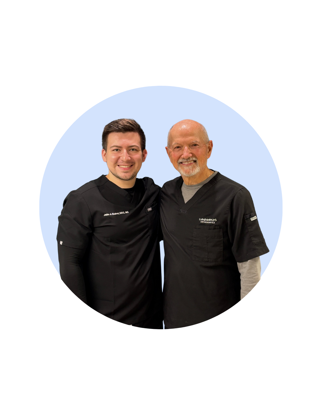 Discover the Expertise Behind Your Smile: Learn More About Dr. John A. Lazarus and Lazarus Orthodontics Dr. Baker and Dr. Lazarus happily smiling together